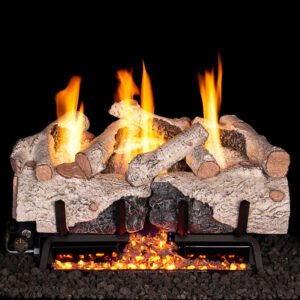 Peterson Real Fyre 30" Vent Free Charred Alpine Birch Logset