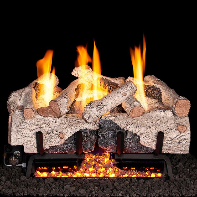 Peterson Real Fyre 18" Vent Free Charred Alpine Birch Logset