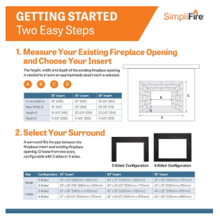 Simplifire 25" Electric Insert - Image 6
